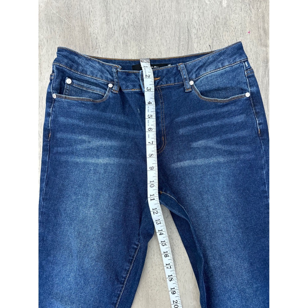 Tahari Kelly Mid-Rise Skinny Jeans Dark Wash Blue Denim Size 10P Petite - Picture 4 of 9